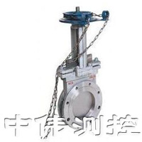 鏈輪單裌式(shi)刀型閘閥(fa)