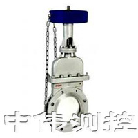 鏈輪式晻(an)闆刀型(xing)閘閥